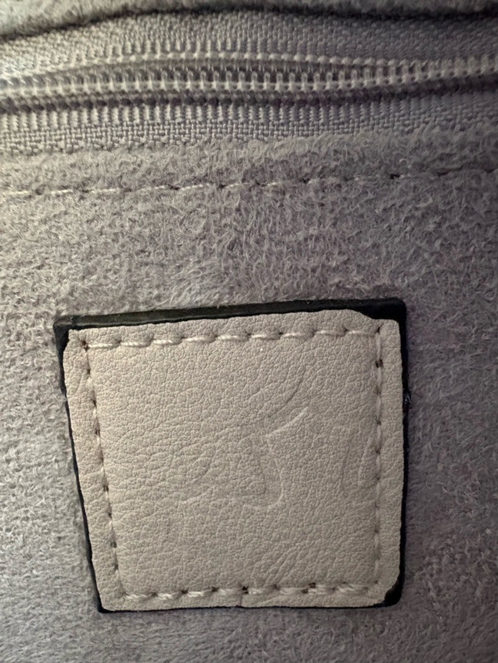 Sears Beige, grey, black, Chain Tassel Crossbody bag, 9 inches by 6 inches. NWT. - Picture 10 of 15